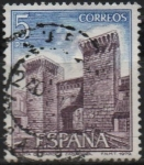 Stamps Spain -  Puerta d´Daroca (Zaragoza)