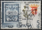 Sellos de Europa - Espa�a -  50º aniversario dl sello d´recargo d´l´Exposicion d´Barcelona