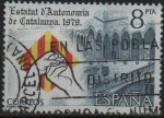 Stamps Spain -  Proclamacion dl Estatuto d´Autonomia d´Cataluña