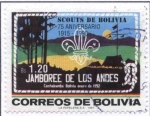 Sellos de America - Bolivia -  75 Aniversario Scouts de Bolivia