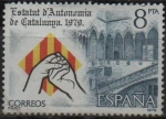 Stamps Spain -  Proclamacion dl Estatuto d´Autonomia d´Cataluña