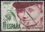 Stamps Spain -  Centenario d´Helen Keller