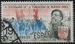 Stamps Spain -  IV Centenario d´l´Fundacion d´Buenos Aires 