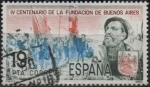 Stamps Spain -  IV Centenario d´l´Fundacion d´Buenos Aires 