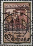 Stamps Spain -  Navidad, Mural gotico d´l´Iglesia d´santa Maria d´Cuiña en Oza d´l´Rios