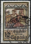 Stamps Spain -  Navidad, Mural gotico d´l´Iglesia d´santa Maria d´Cuiña en Oza d´l´Rios