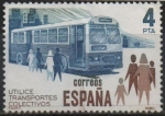 Stamps Spain -  Utilice transportes colectivos 