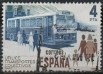 Sellos de Europa - Espa�a -  Utilice transportes colectivos 