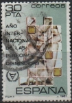 Stamps Spain -  Año Internacional d´l´personas disminuidas