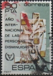 Stamps Spain -  Año Internacional d´l´personas disminuidas