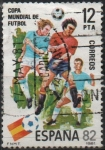 Stamps Spain -  Copa Mundial d´Futbol ESPAÑA´82