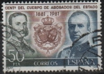 Stamps Spain -  Centenario dl´Cuerpo d´Abogados dl´Estado 