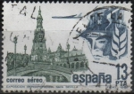 Stamps Spain -  Correo Aereo, Plaza d´España Sevilla