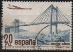 Stamps Spain -  Correo Aereo, Puente d´Rande Sobre la ria d´Vigo