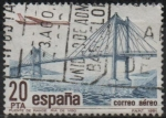 Stamps Spain -  Correo Aereo, Puente d´Rande Sobre la ria d´Vigo