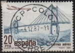 Stamps Spain -  Correo Aereo, Puente d´Rande Sobre la ria d´Vigo