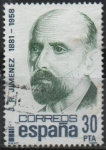 Stamps Spain -  Juan Ramón Jimenez