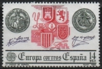 Stamps Spain -  XXIII serie Europa 