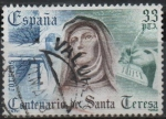 Stamps Spain -  IV centenario d´l´Muerte d´Santa Terasa d´Avila