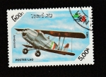 Sellos de Asia - Laos -  Avión Ambrosini