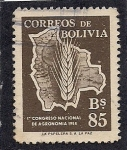 Sellos del Mundo : America : Bolivia : I Congreso Nacional de Agronomia