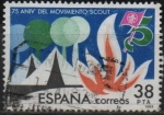 Stamps Spain -  75º Aniversario dl´movimiento Scout