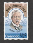 Stamps Grenada -  Ganador Premio Nobel Medicina: Christjiaan Eijman, 1929