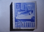 Stamps Romania -  transylvania - Buque de Pasajeros. Serie Postal y Transporte.