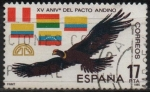 Stamps Spain -  XV aniversariodl pacto Andino