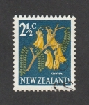 Stamps New Zealand -  kowhai, planta leguminosa y leñosa