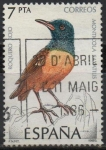 Stamps Spain -  Pajaros 