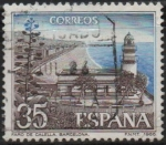 Stamps Spain -  Faro d´Calella Barcelona