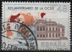 Stamps Spain -  XXV Aniversario d´l´OCDE