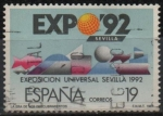 Stamps Spain -  Exposicion Universal d´Sevilla