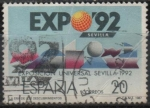 Stamps Spain -  Exposicion Universal d´Sevilla
