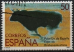 Stamps Spain -  Exposicion Mundial 1988. Brisbane Australia