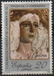 Stamps Spain -  Coronacion Canoniga d´l´imagen d´l´Vigen d´l´Esperanza, Malaga