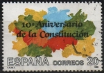 Sellos de Europa - Espa�a -  X Aniversario d´l´constitucion Española  d´1978