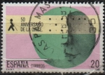 Stamps Spain -  50º aniversario d´l´organizacion nacional d´ciegos Españoles ONCE