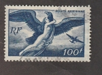 Stamps France -  Aguila transportado a una mujer