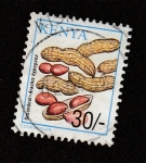 Stamps Kenya -  Cacahuetes