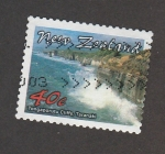 Stamps New Zealand -   Acantilados Tongaporutu