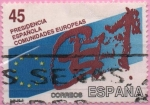 Stamps Spain -  Presidencia Española d´l´Comunidades Europeas