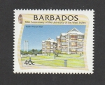 Stamps Barbados -  50 Aniv. de la Universidad de las Indias Occidentales