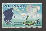 Stamps Philippines -  25 Aniv. de la batalla de Corregidor