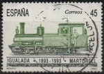 Sellos de Europa - Espa�a -  I centenario dl´ferrocarril Igualada-Martorel