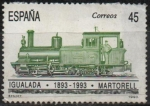 Stamps Spain -  I centenario dl´ferrocarril Igualada-Martorel