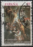 Stamps Spain -  IV cetenario d´l´fundacion d´Amberes