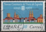 Stamps Spain -  IX cetenario dl´fuero dl Logroño