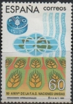 Stamps Spain -  50 Aniversario F.A.O.